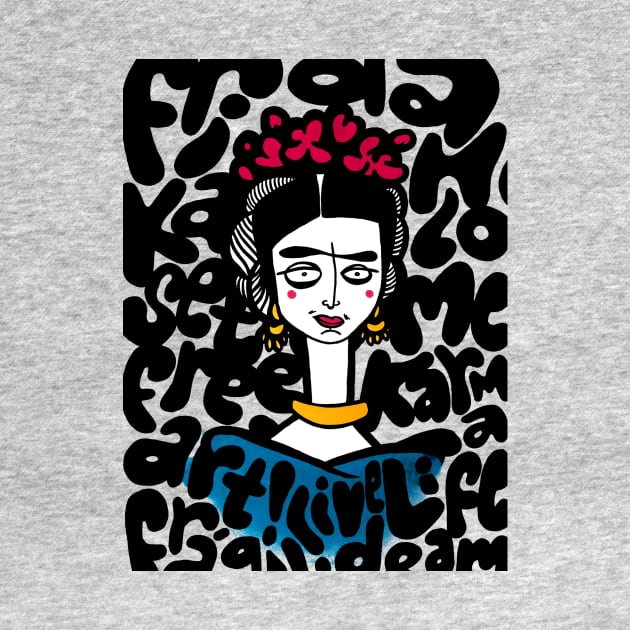 Frida Kahlo by VanessaTeodoro